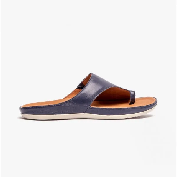 CAPRI II Ladies Toe-Loop Sandals Navy