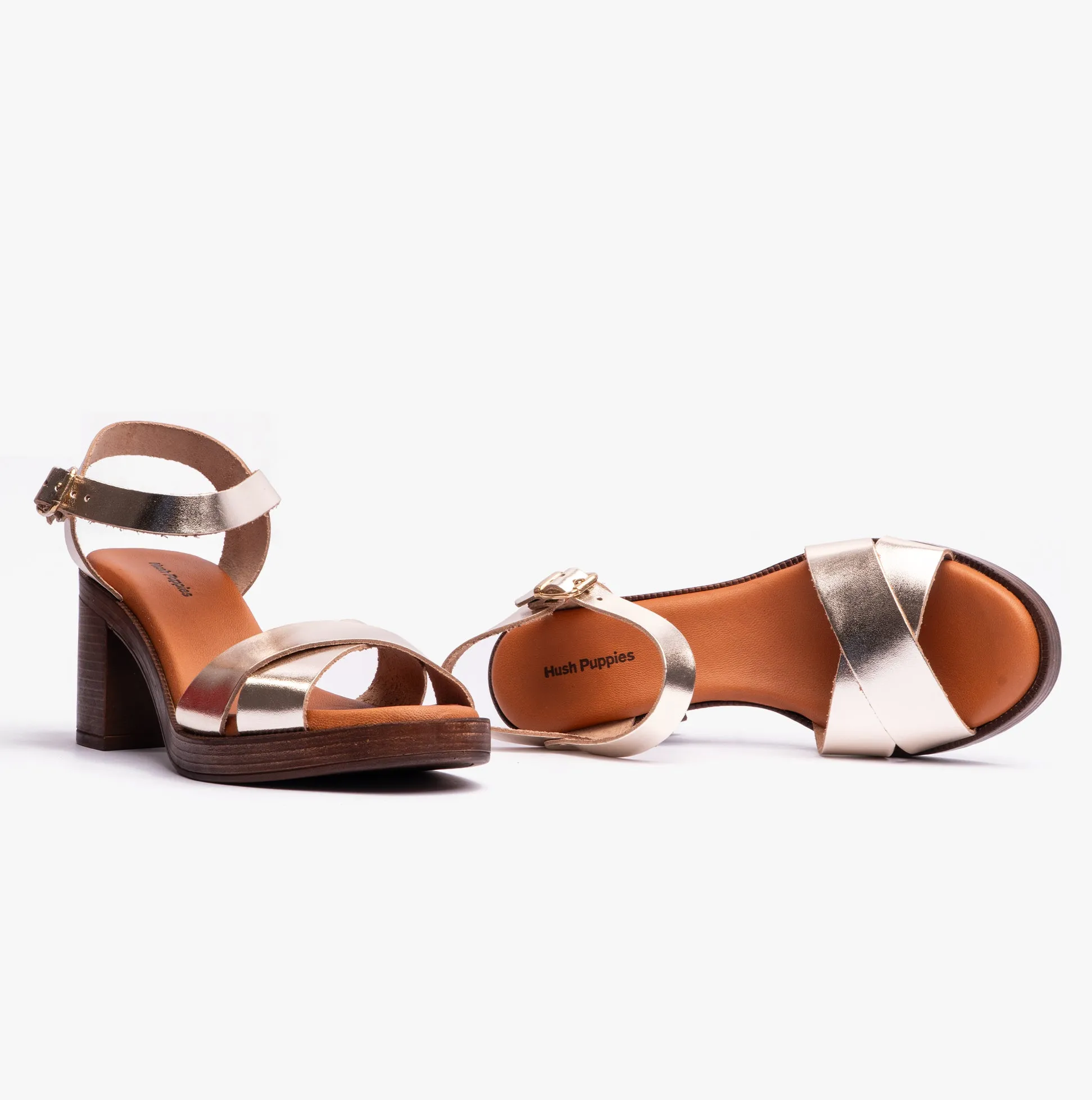 GEORGIA Womens Sandals Gold