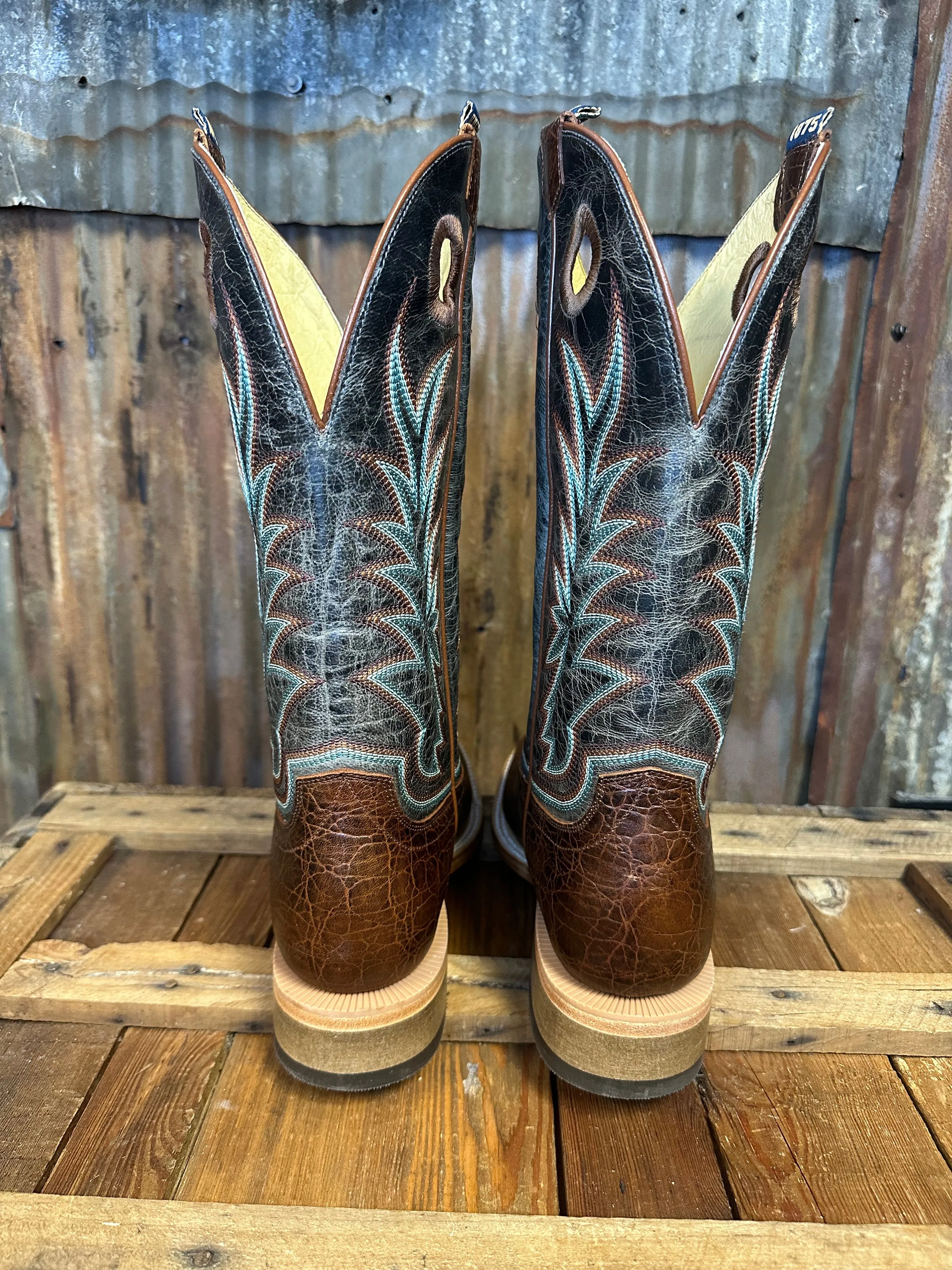 Hyer Slate Grey Goat Western Boot