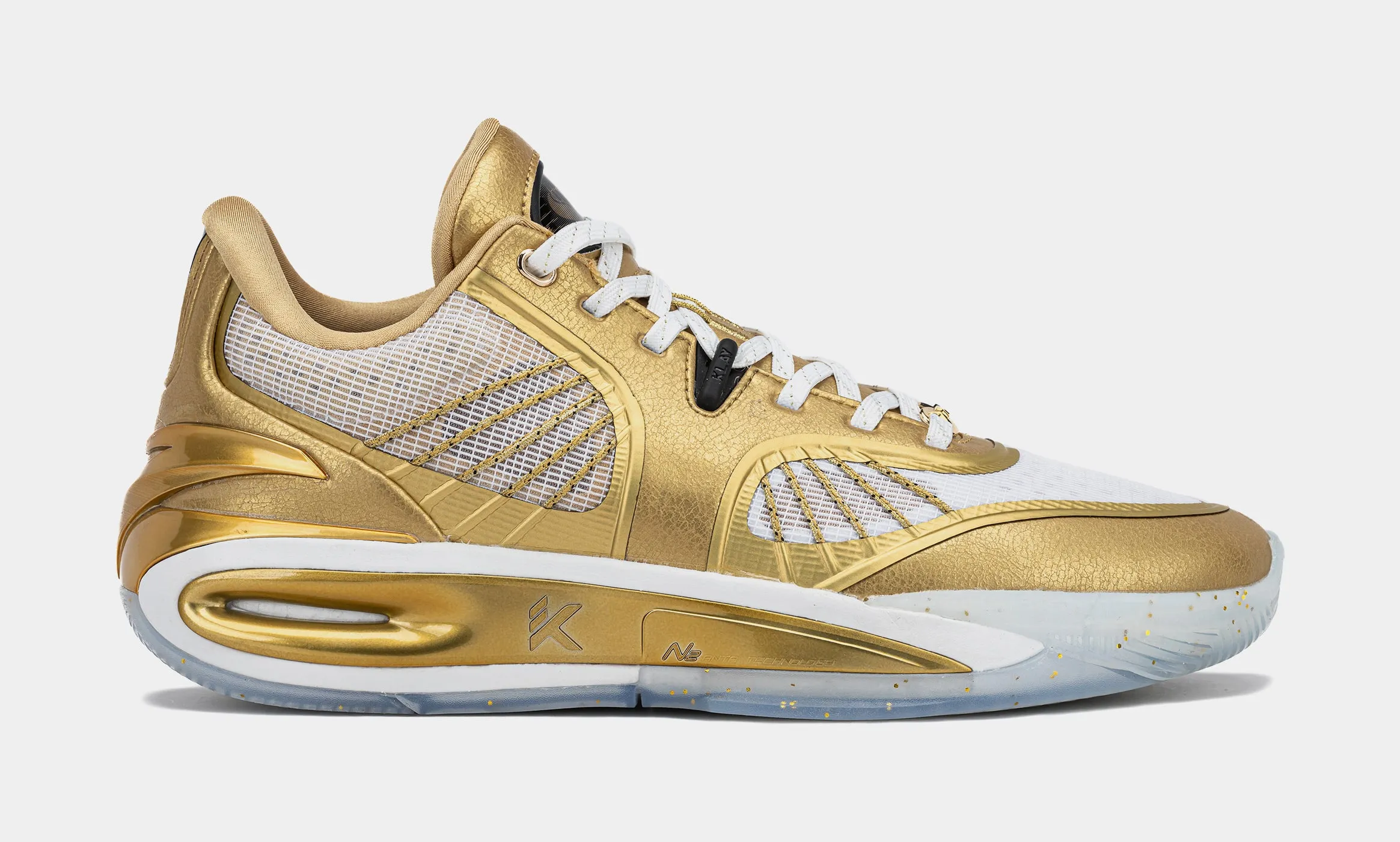 KT 10 $3 Coin Mens Basketball Shoes (Gold/White) Free Shipping