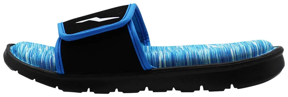 Norty WOMENS 5-10 MEM FOAM SANDAL BLUE BLACK