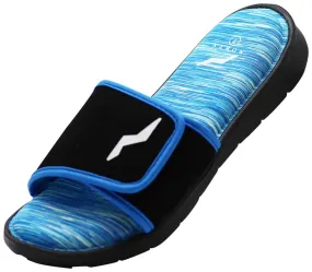 Norty WOMENS 5-10 MEM FOAM SANDAL BLUE BLACK