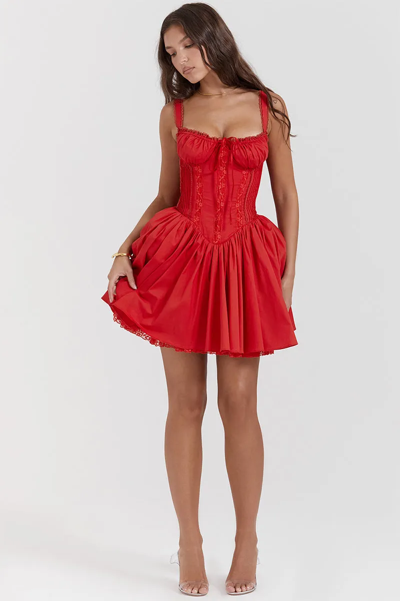 Summer Desires Graceful Corset Mini Dress