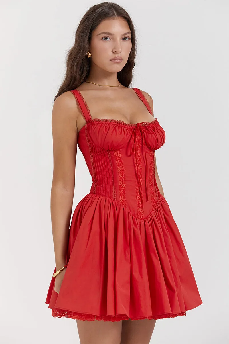 Summer Desires Graceful Corset Mini Dress
