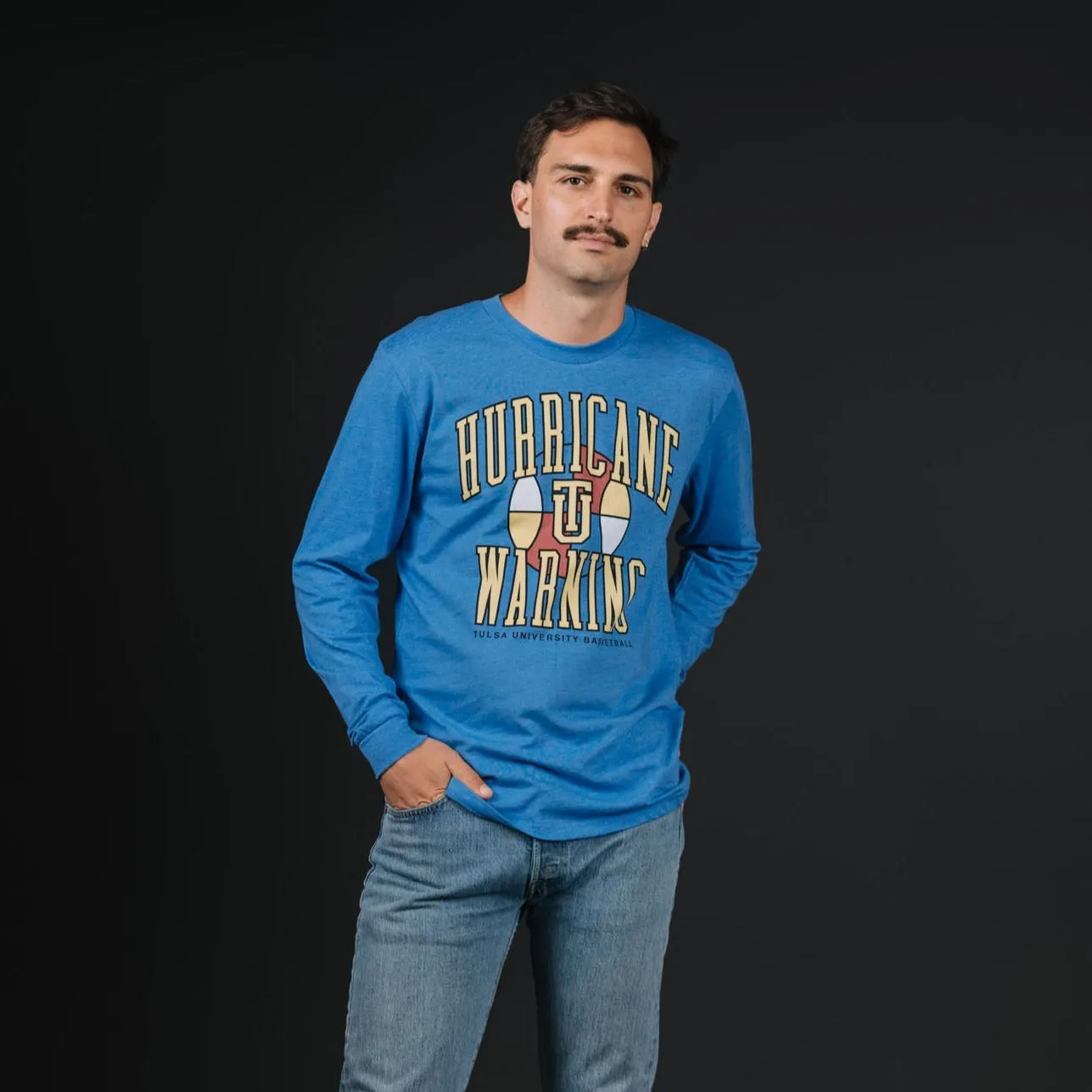 Tulsa Basketball "Hurricane Warning" Long Sleeve